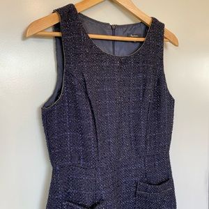 Tweed Tank Dress with Pockets